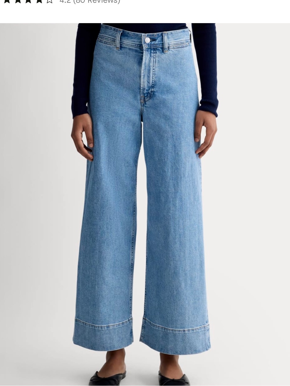 Everlane The Mariner Cropped Jean in Shallow